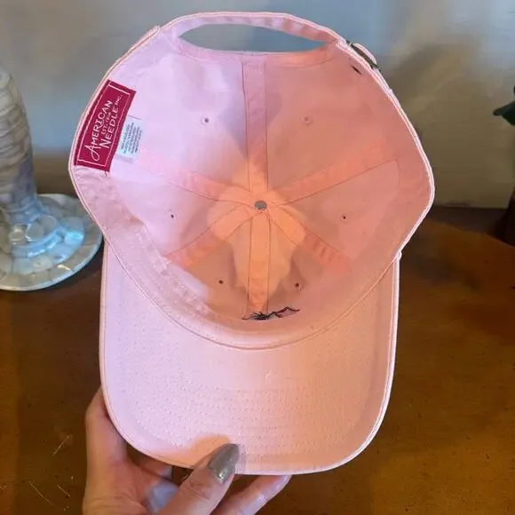 Pebble Beach Cynthia Sealion Pink Adjustable Golf Cap - Picture 4 of 4